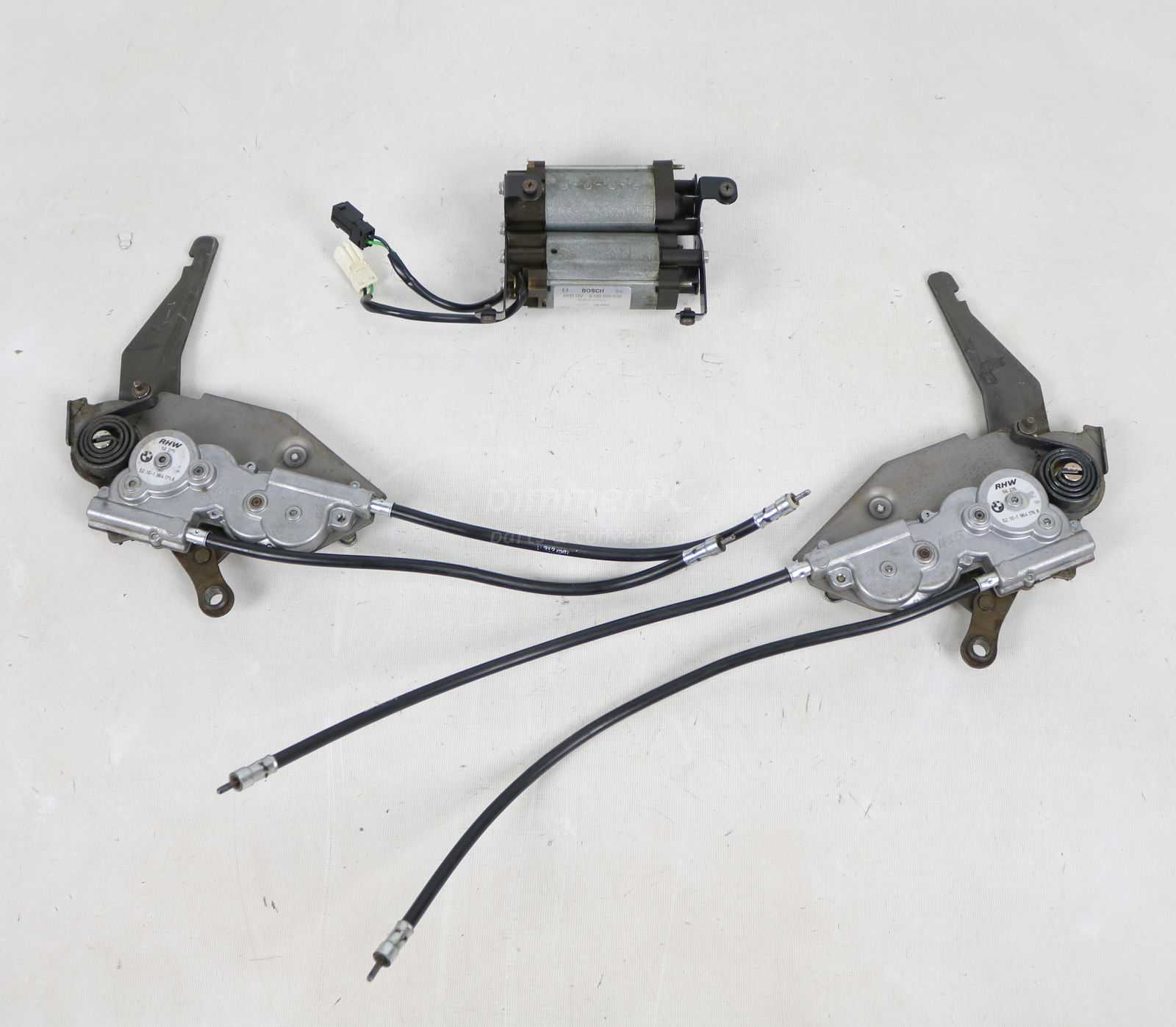 Picture of BMW  Front Seat Power Recline Motors Gearboxes Set E32 E34 for sale