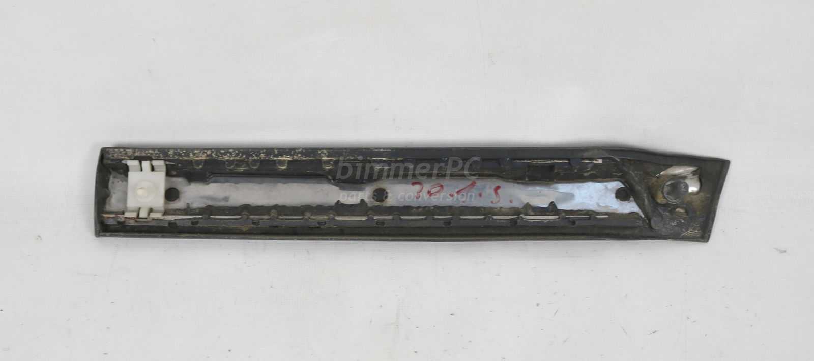 Picture of BMW 51131908681 Left Front Fender Trim Strip Belt Line Protective Moulding Chrome Trim E32 for sale