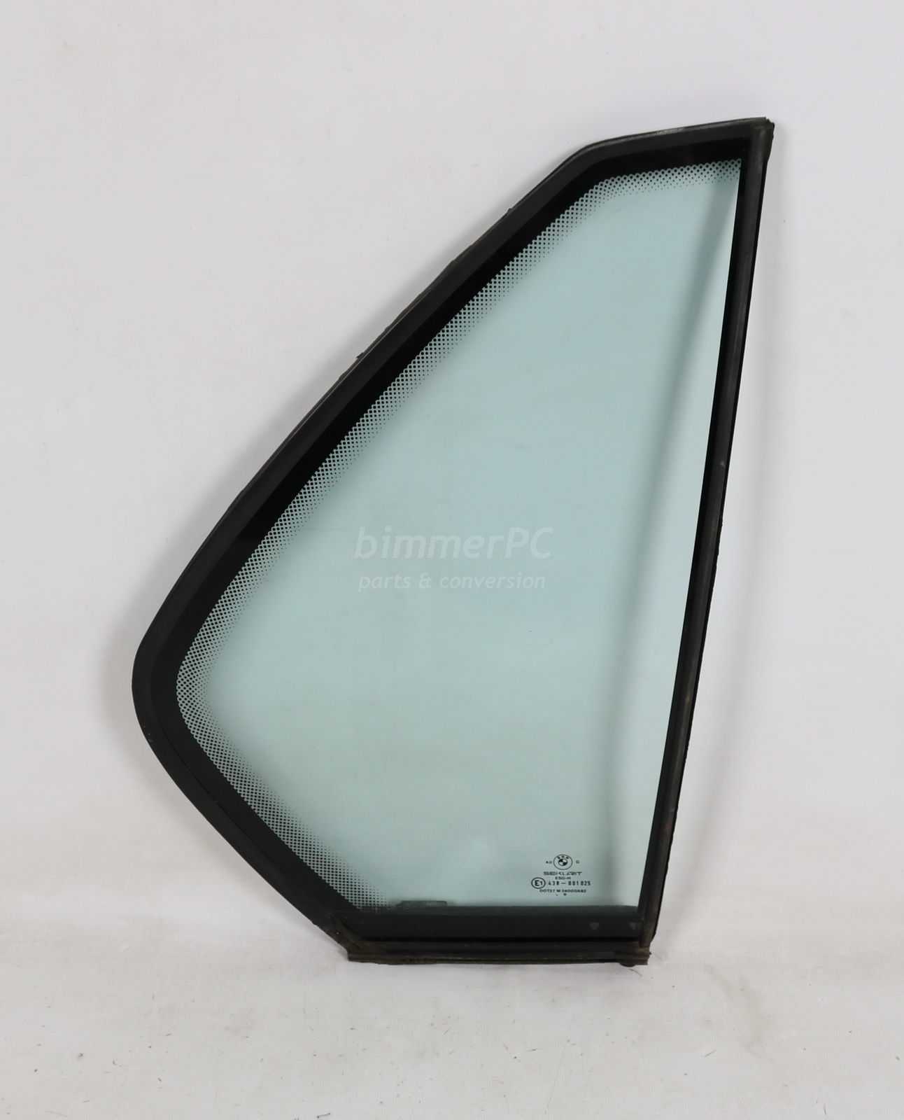 Picture of BMW 51348105028 Rear Right Passengers Door Quarter Window Glass Pane E32 for sale