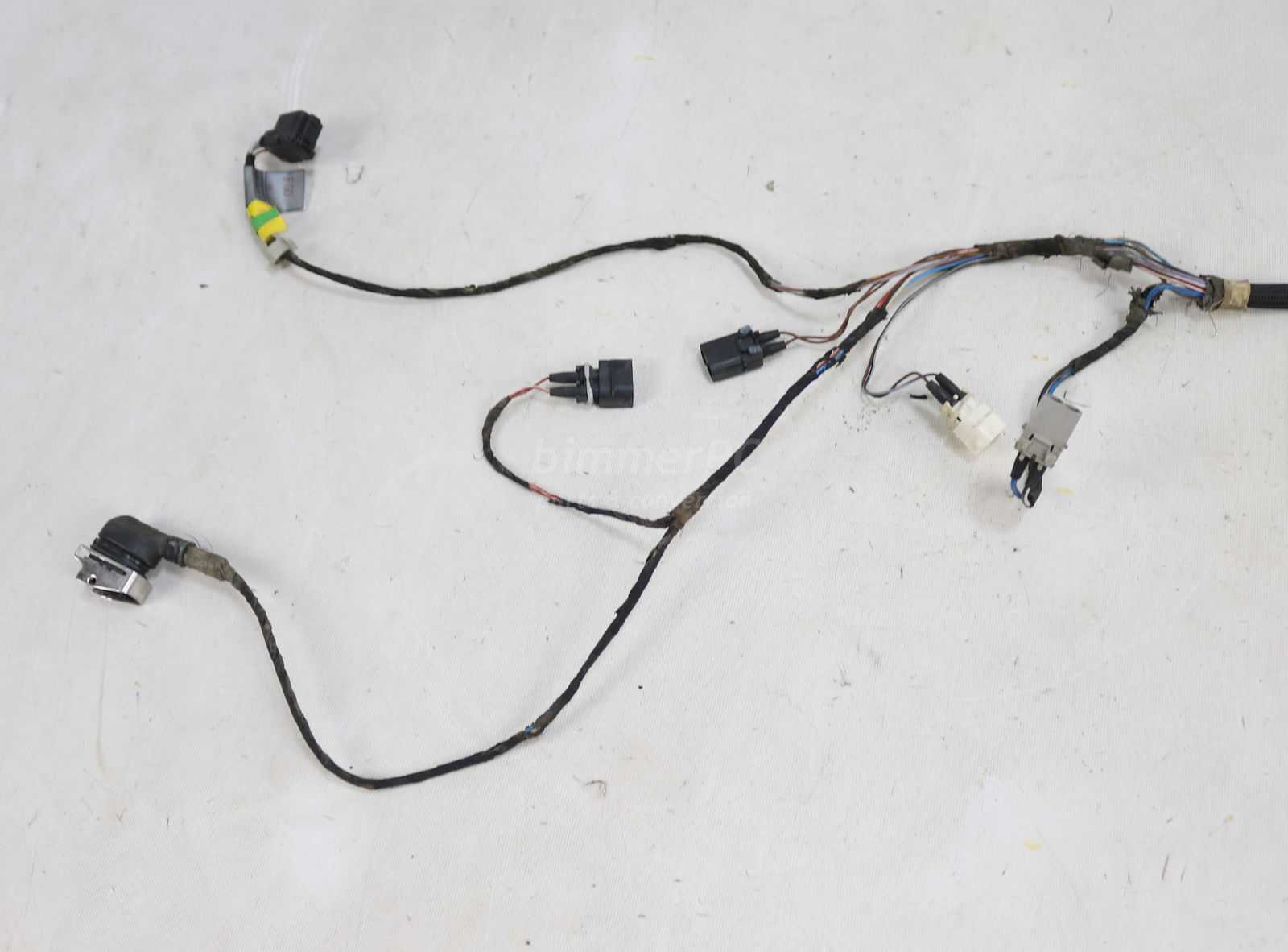 Picture of BMW 61121382631 Rear Left Passengers Door Cable Wiring Harness Non-DWA LWB E32 Early for sale