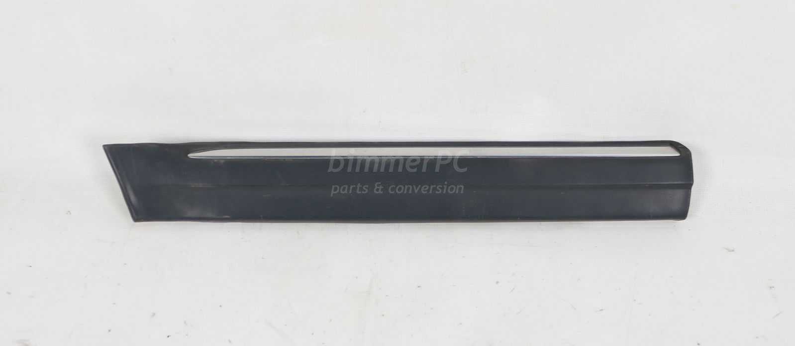 Picture of BMW 51131908681 Left Front Fender Trim Strip Belt Line Protective Moulding Chrome Trim E32 for sale