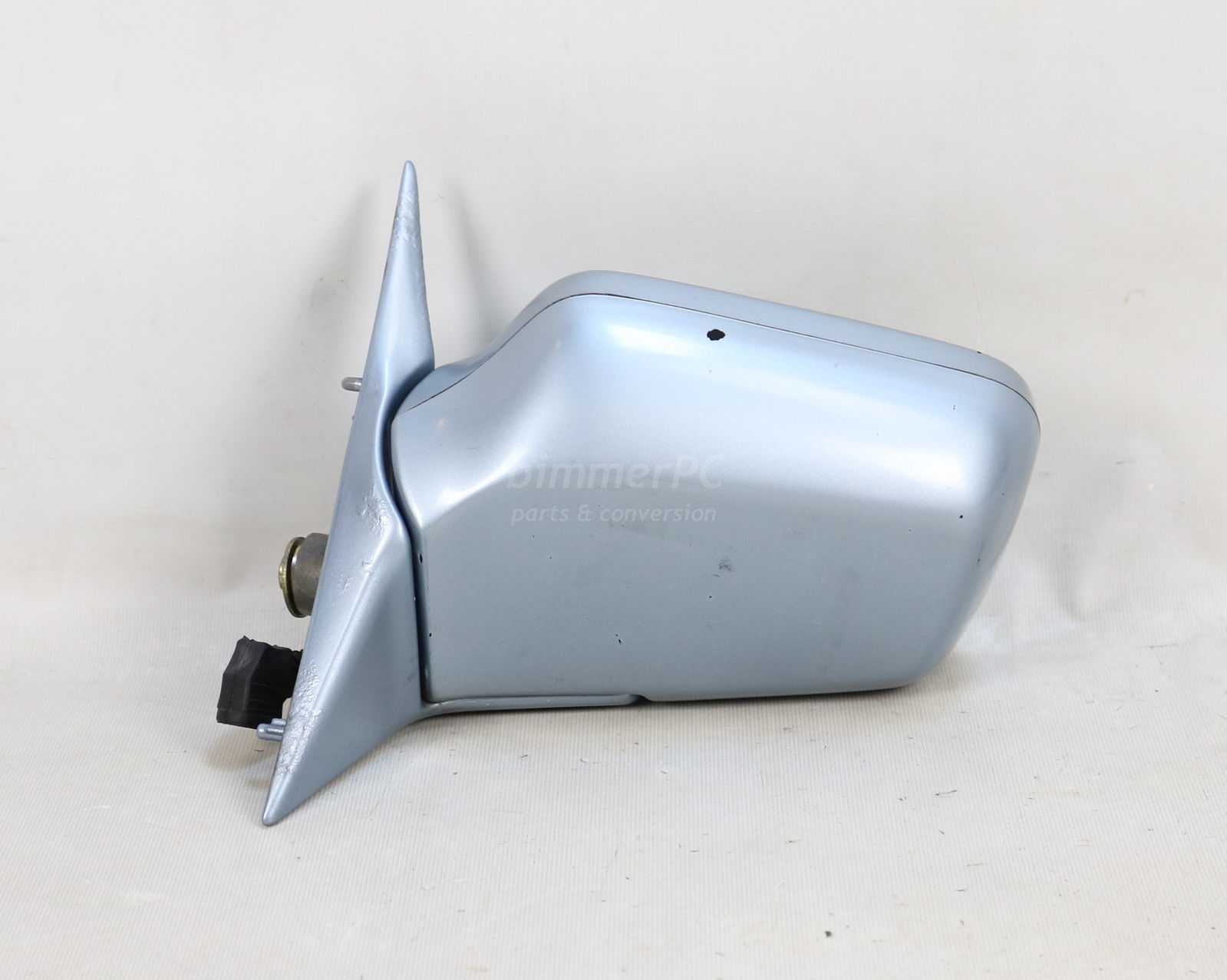 Picture of BMW 51161964155 Left Drivers Power Heated Memory Door Mirror Blue E32 for sale