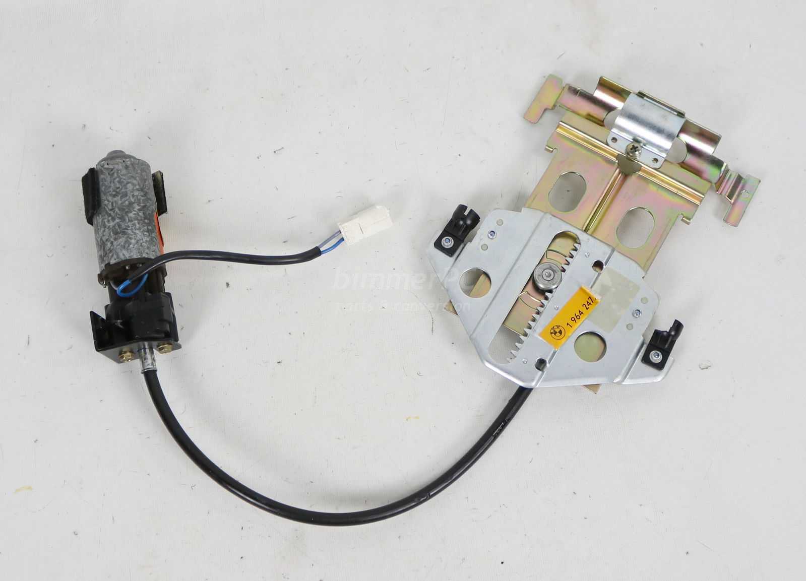 Picture of BMW  Front Power Memory Seat Headrest Motor Drive Gearbox E32 E34 for sale