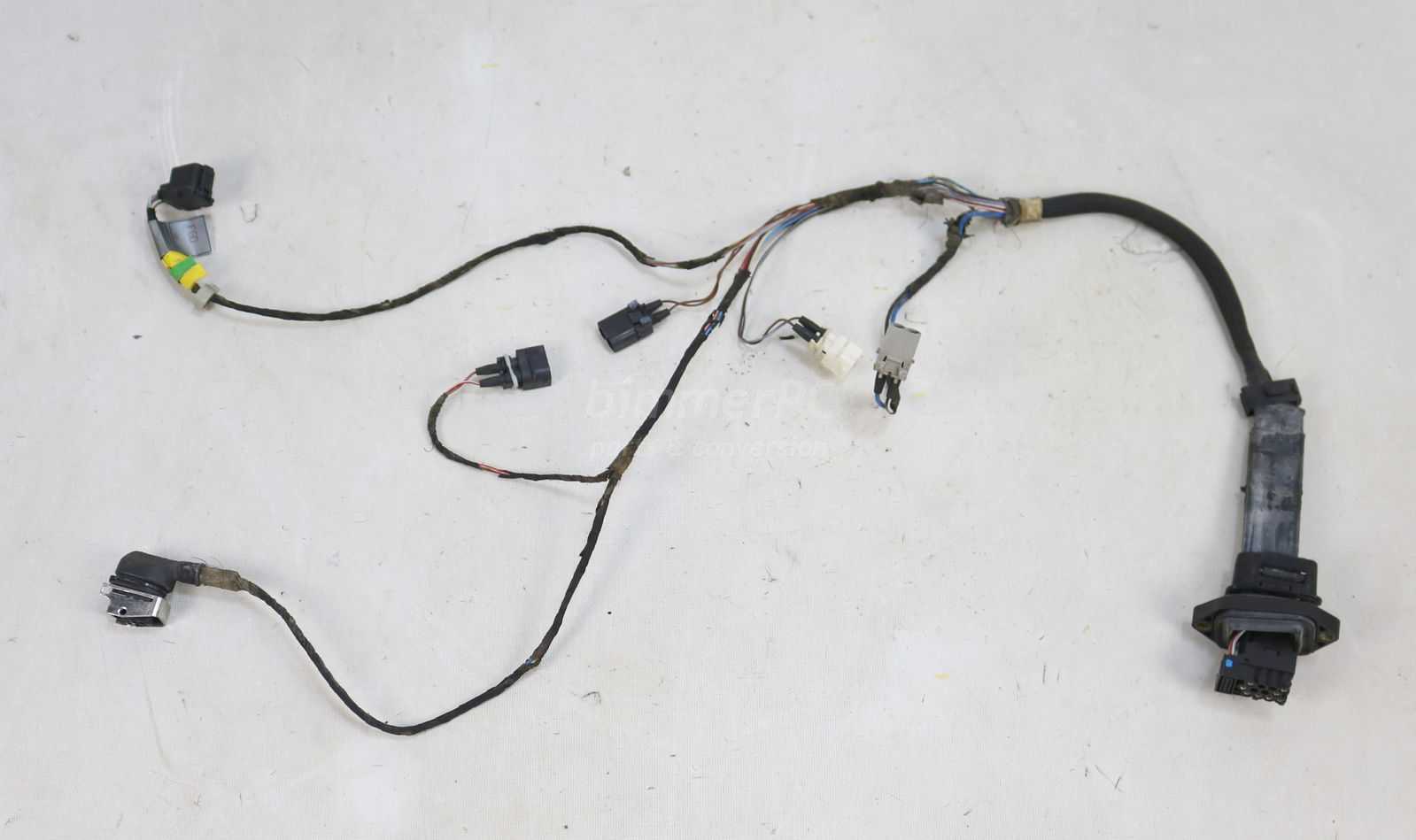 Picture of BMW 61121382631 Rear Left Passengers Door Cable Wiring Harness Non-DWA LWB E32 Early for sale