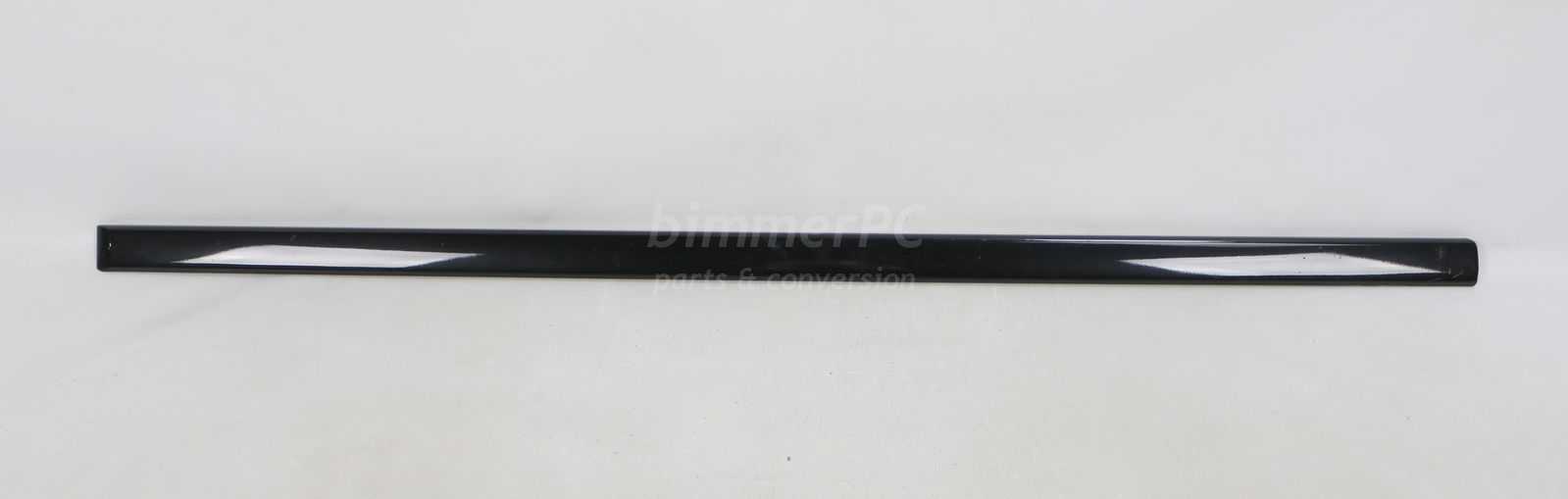 Picture of BMW 51137036699 Black Front Left Drivers Door Moulding Belt Line Impact Strip Trim E39 Late for sale