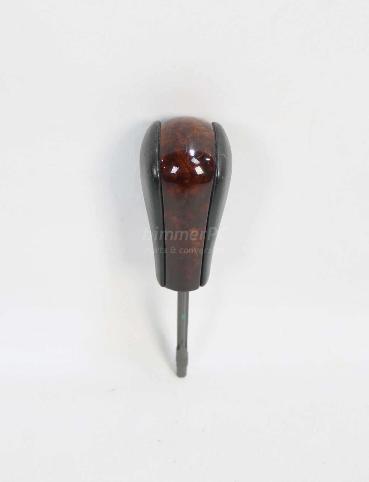 Picture of BMW 25161422379 Automatic Transmission Shifter Knob Wood Leather Handle E39 for sale