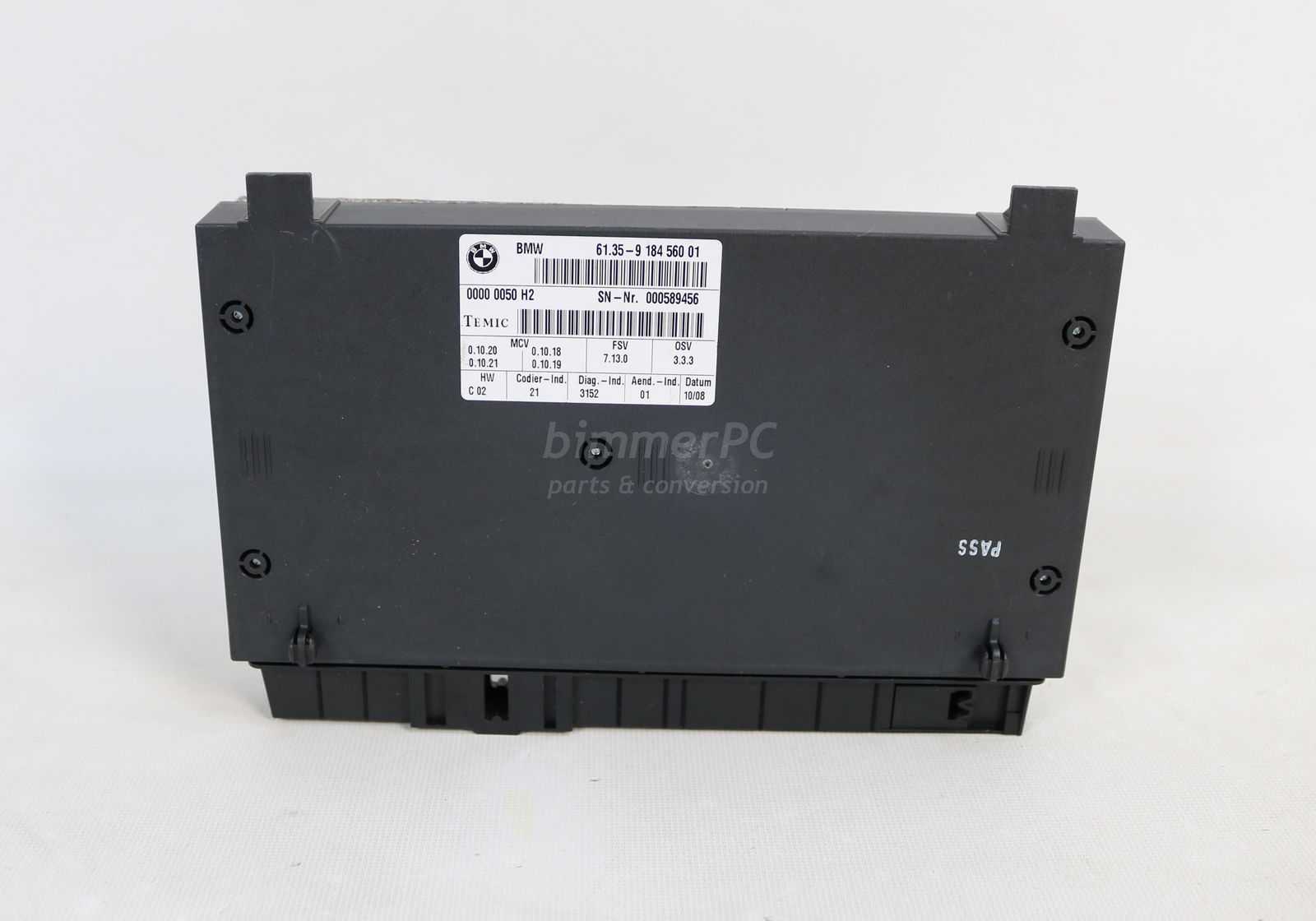 Picture of BMW 61359184560 Power Active Heated Cooled Memory Lumbar Seat Control Module Computer Unit E65 E66 Late for sale