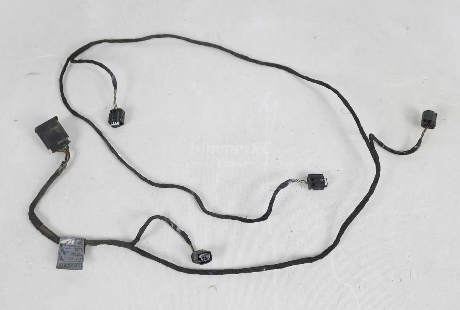 Picture of BMW 61126952914 PDC Park Distance Control Rear Bumper Cable Wiring Harness E65 E66 Late for sale
