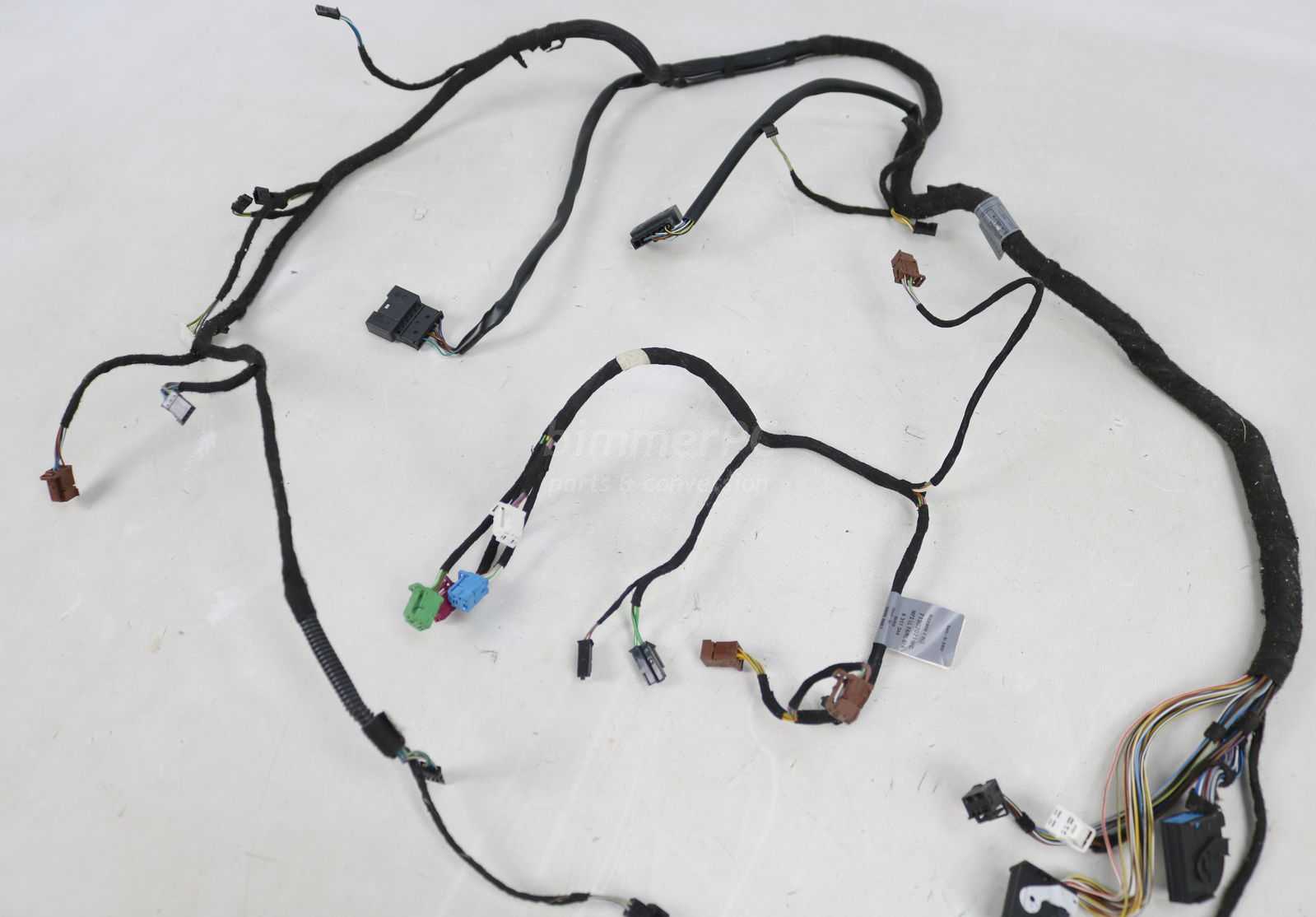 Picture of BMW 61126924393 Left Front Drivers Seat Wiring Harness Comfort Lumbar E65 E66 Late for sale