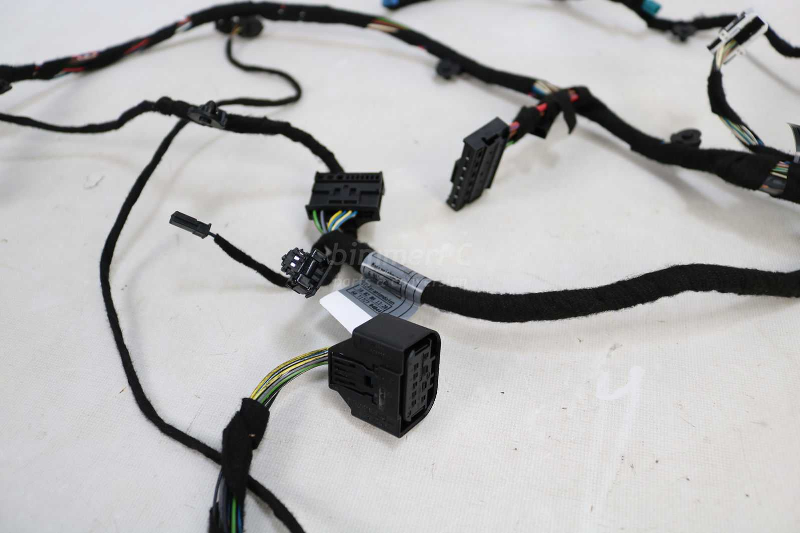 Picture of BMW 61126949381 Left Front Drivers Door Cable Wiring Harness Soft Close Comfort Access E66 E65 Late for sale
