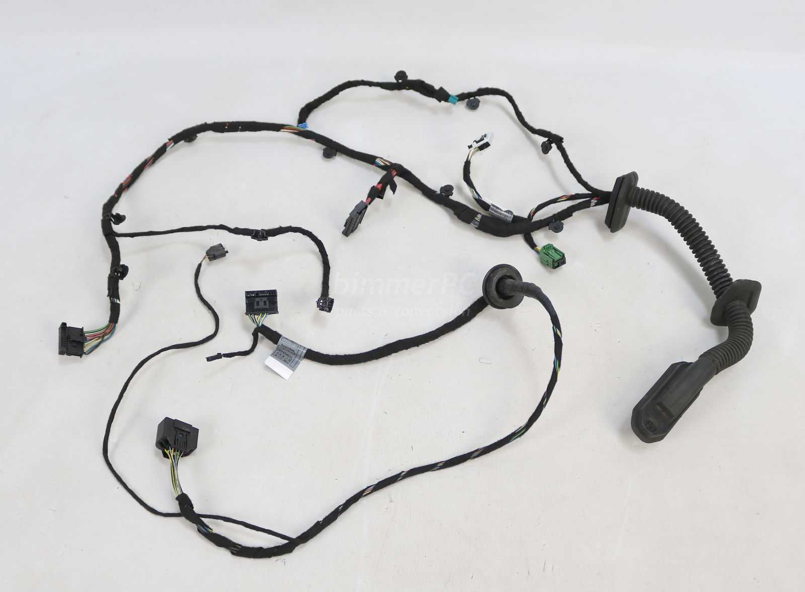 Picture of BMW 61126949381 Left Front Drivers Door Cable Wiring Harness Soft Close Comfort Access E66 E65 Late for sale