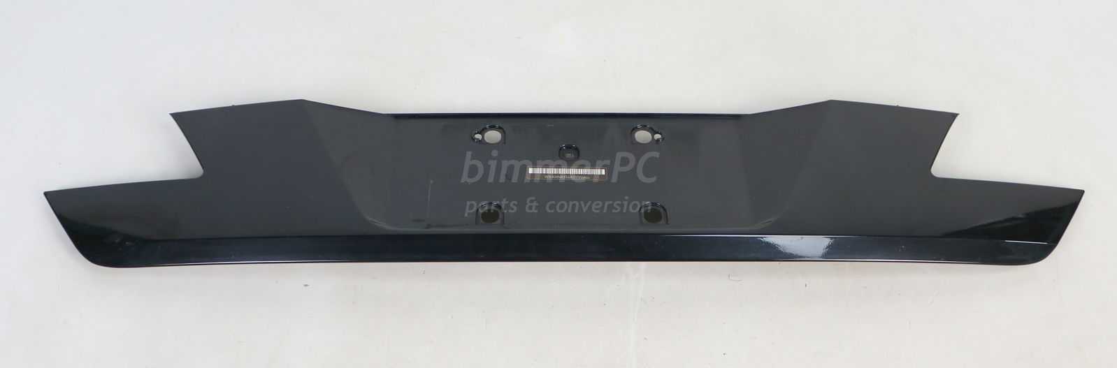 Picture of BMW 51137160834 Trunk Lid Cover Rear Lower Trim Finisher Panel License Plate Holder E65 E66 Late for sale