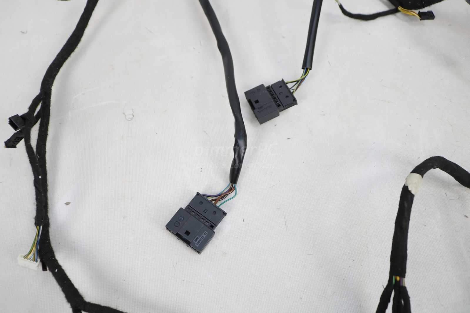 Picture of BMW 61126924393 Left Front Drivers Seat Wiring Harness Comfort Lumbar E65 E66 Late for sale