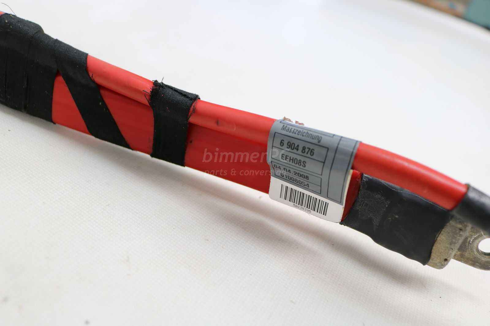 Picture of BMW 61126909214 Red Positive Battery Cable E66 V8 750Li 745Li for sale