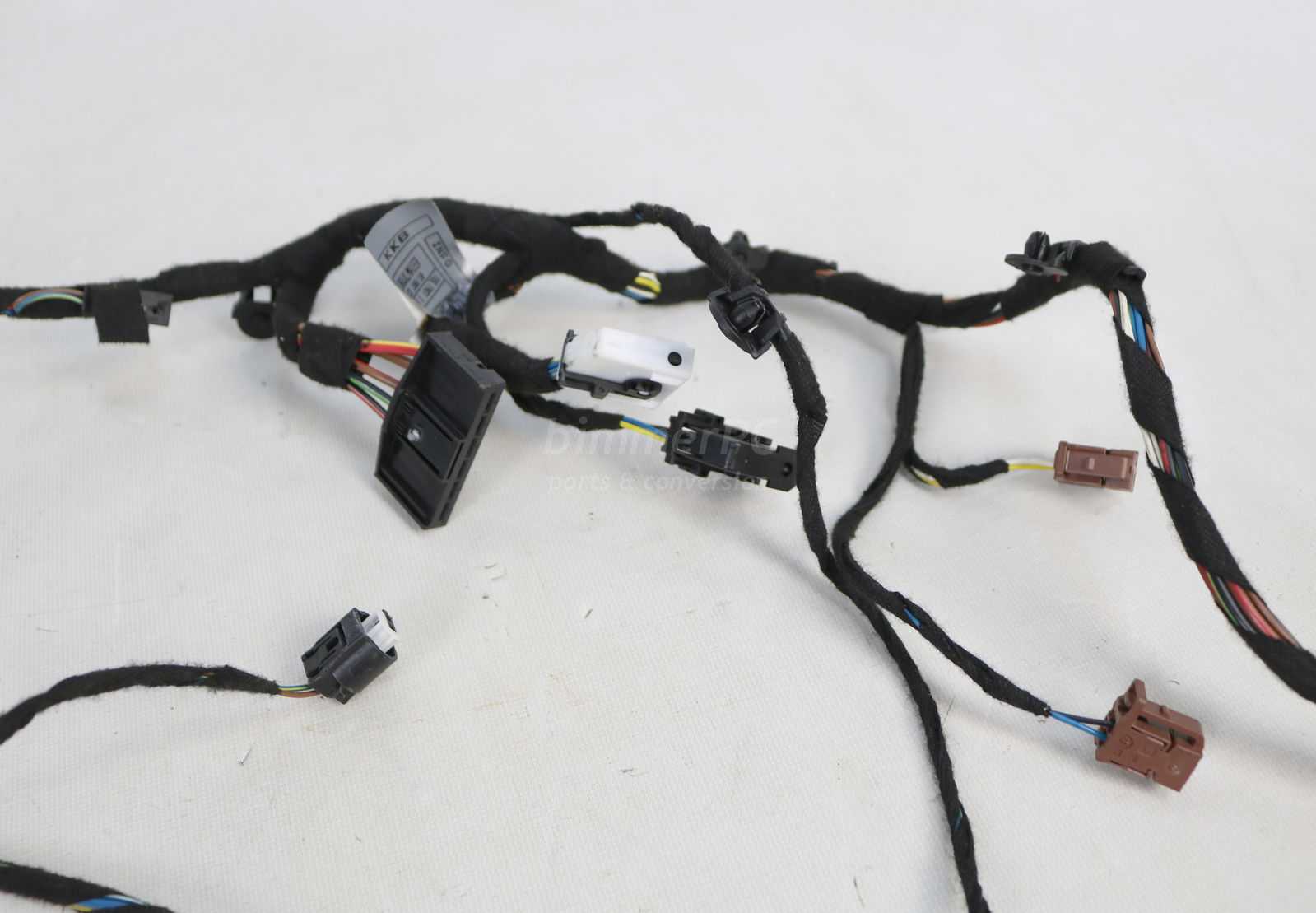 Picture of BMW 61126949383 Right Rear Door Cable Wiring Harness Soft Close Comfort Access E66 Late for sale