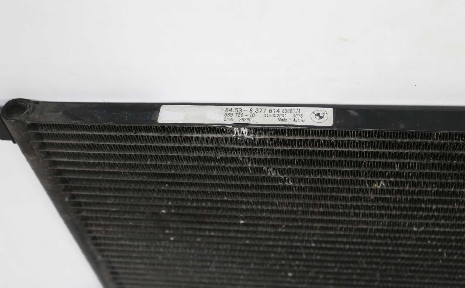 Picture of BMW 64538377614 Air Conditioning Condenser AC E46 for sale