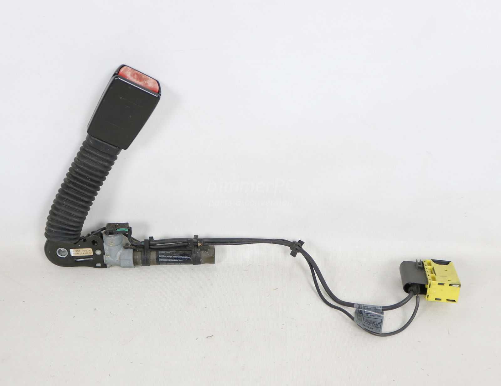 Picture of BMW 72118257790 Right Passengers Front Seat Belt Tensioner Receiver E53 E46 Late for sale