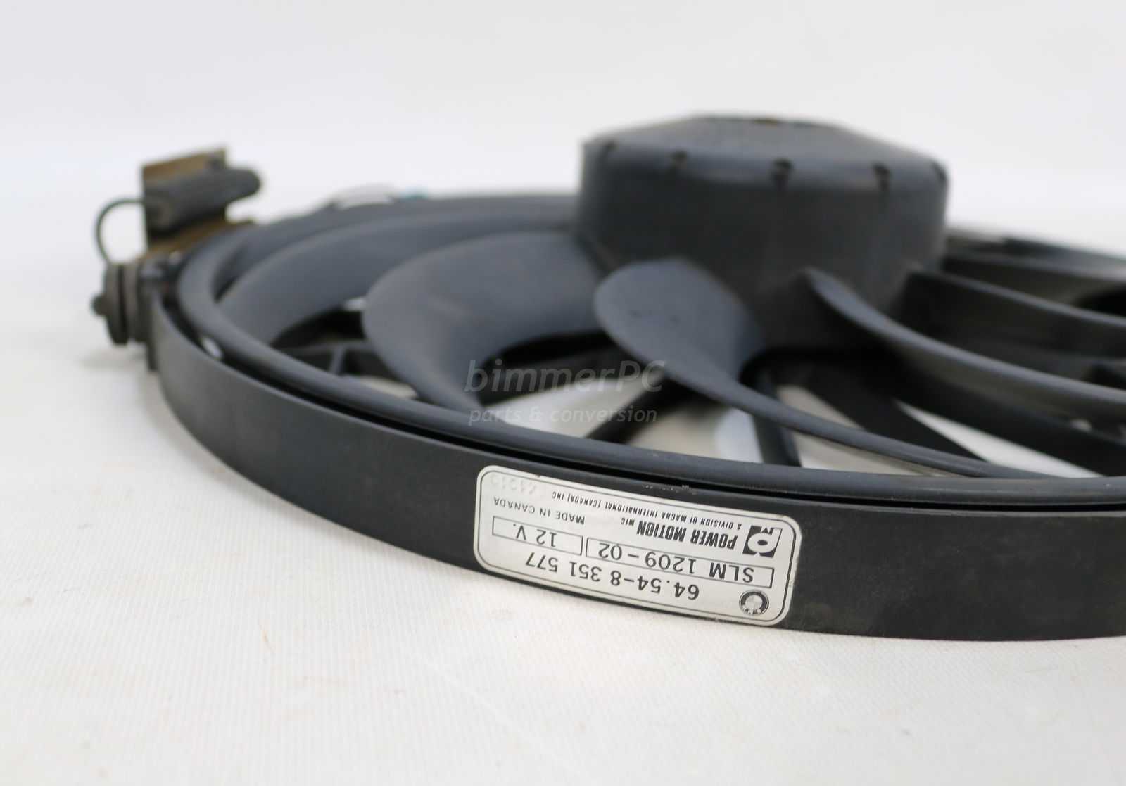 Picture of BMW 64541392913 AC Auxiliary Electric Cooling Pusher Fan E31 E34 E32 E36 for sale