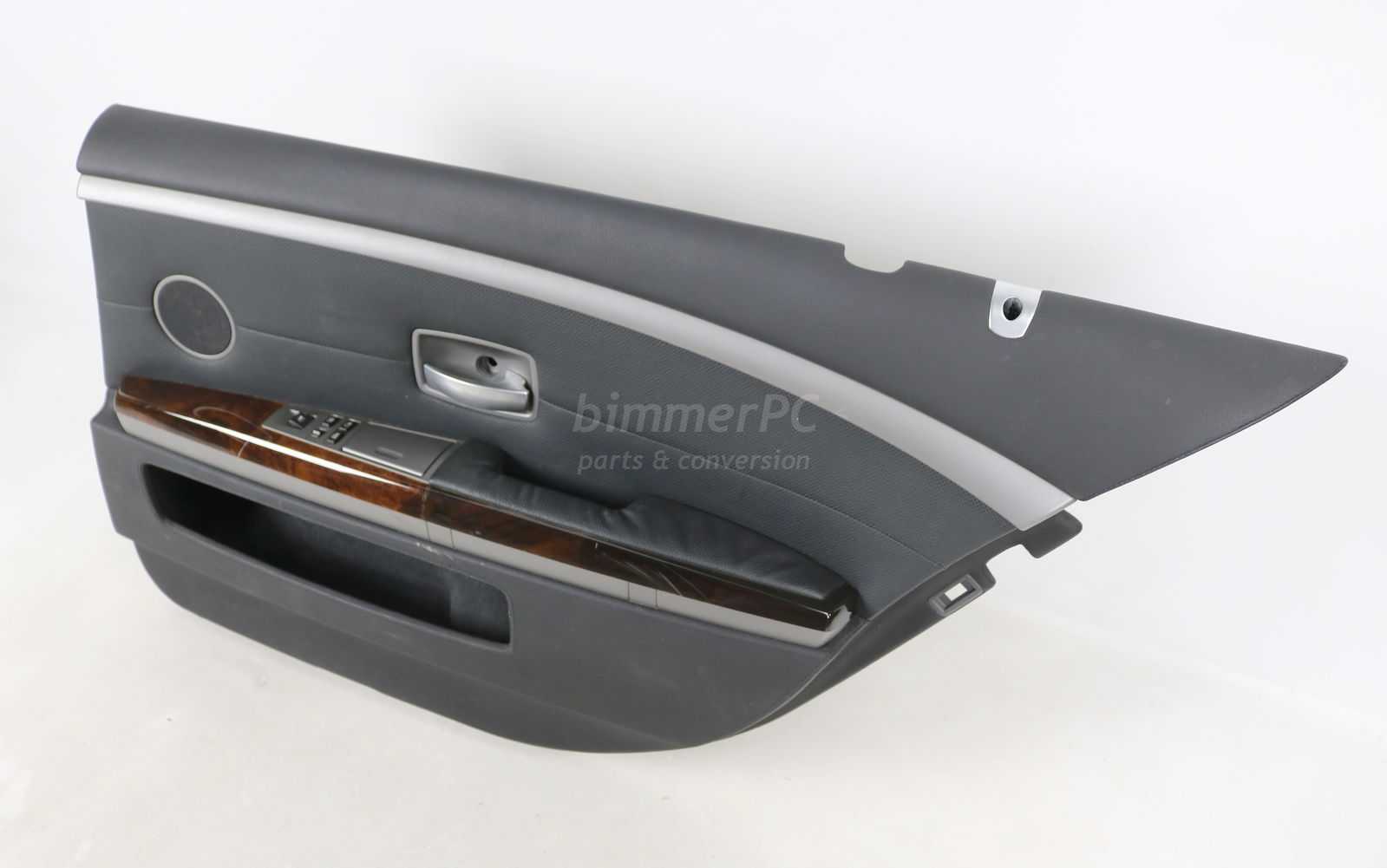 Picture of BMW 51427062082 Right Rear Door Panel Nasca Black Full Leather E66 for sale