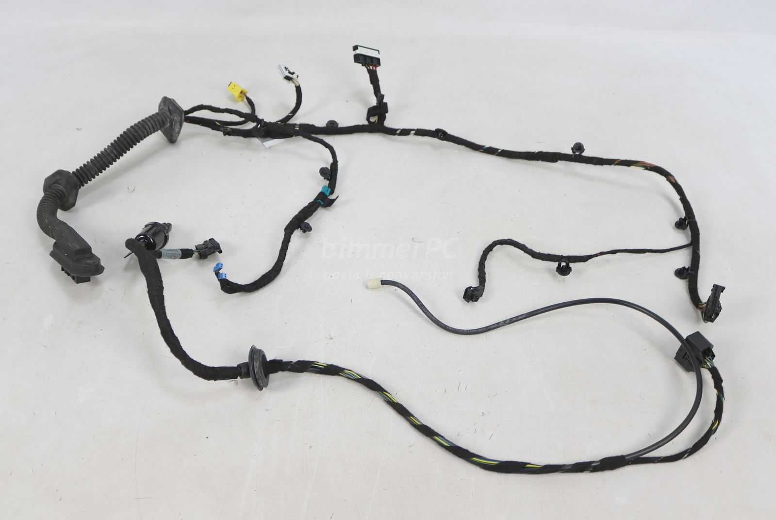 Picture of BMW 61126934031 Right Front Passengers Door Cable Wiring Harness Soft Close Comfort Access E66 E65 Early for sale