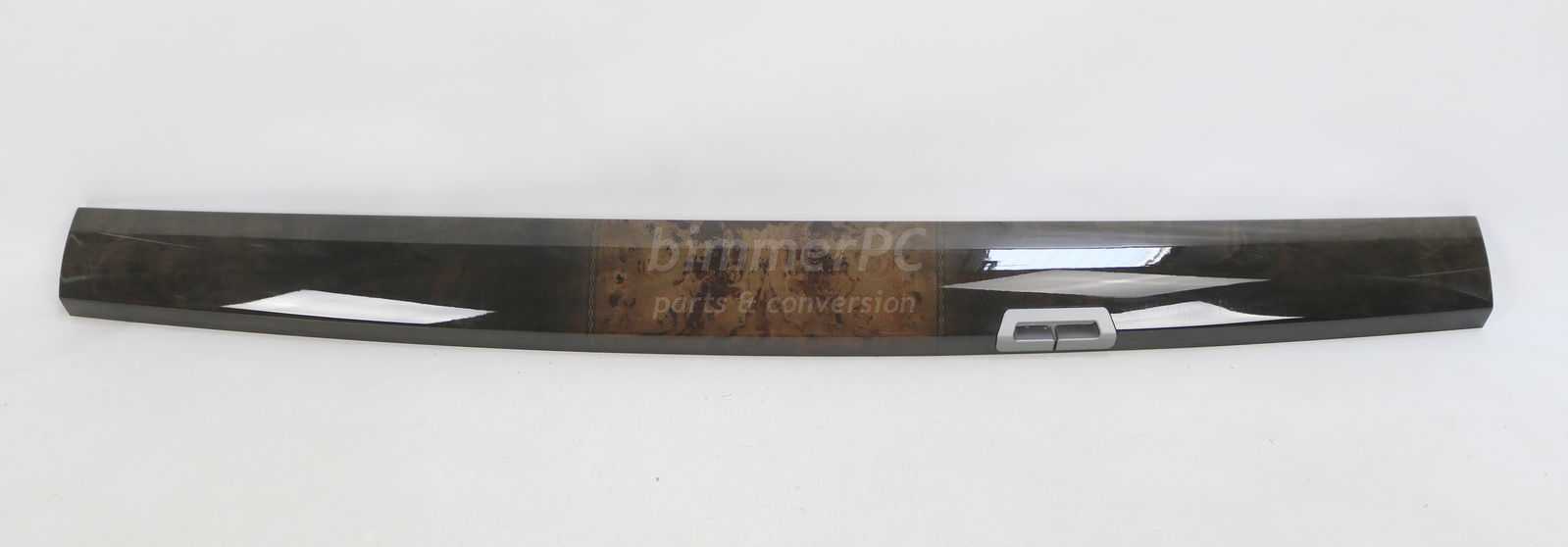 Picture of BMW 51467075650 Rear Parcel Shelf Wood Trim Moulding Bicolor Nussbaum V12 E66 E65 for sale