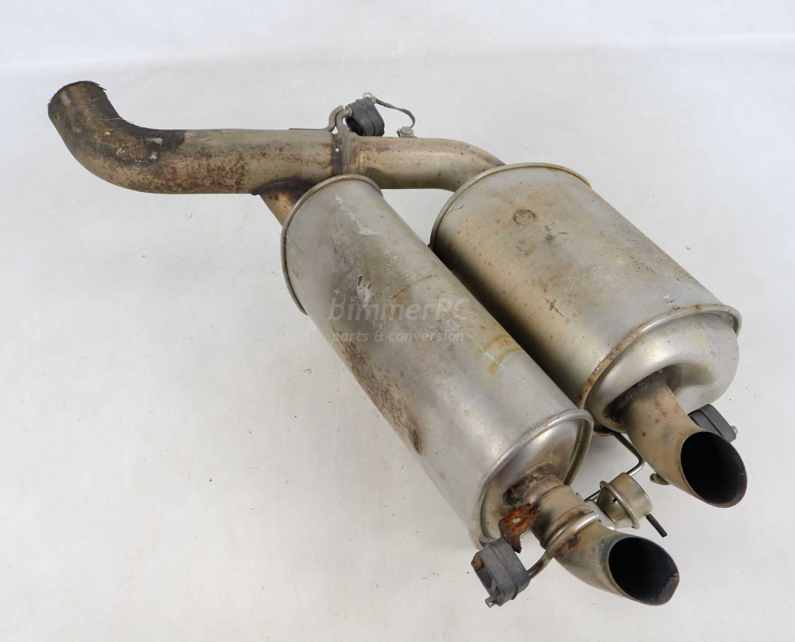 Picture of BMW 18307551711 Rear Exhaust Mufflers System V12 E65 760i E66 760Li for sale