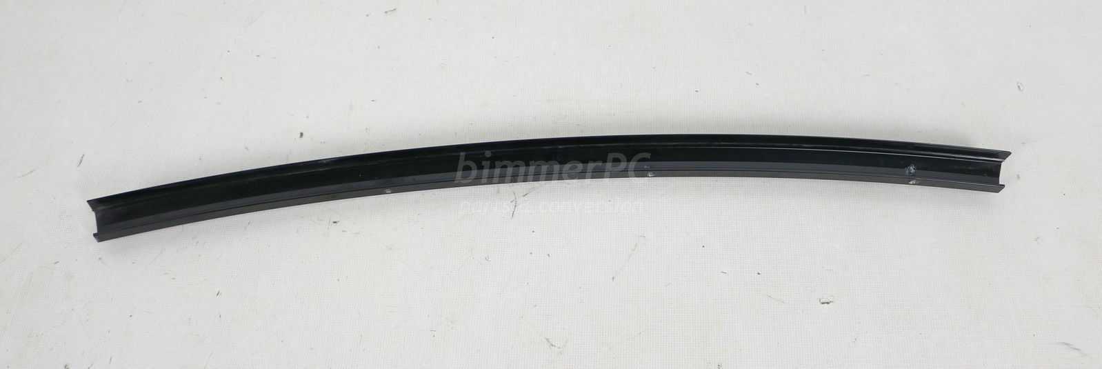 Picture of BMW 51357005104 Right Rear Door Glass Window Metal Guide Channel Trim Gloss Black E65 E66 for sale