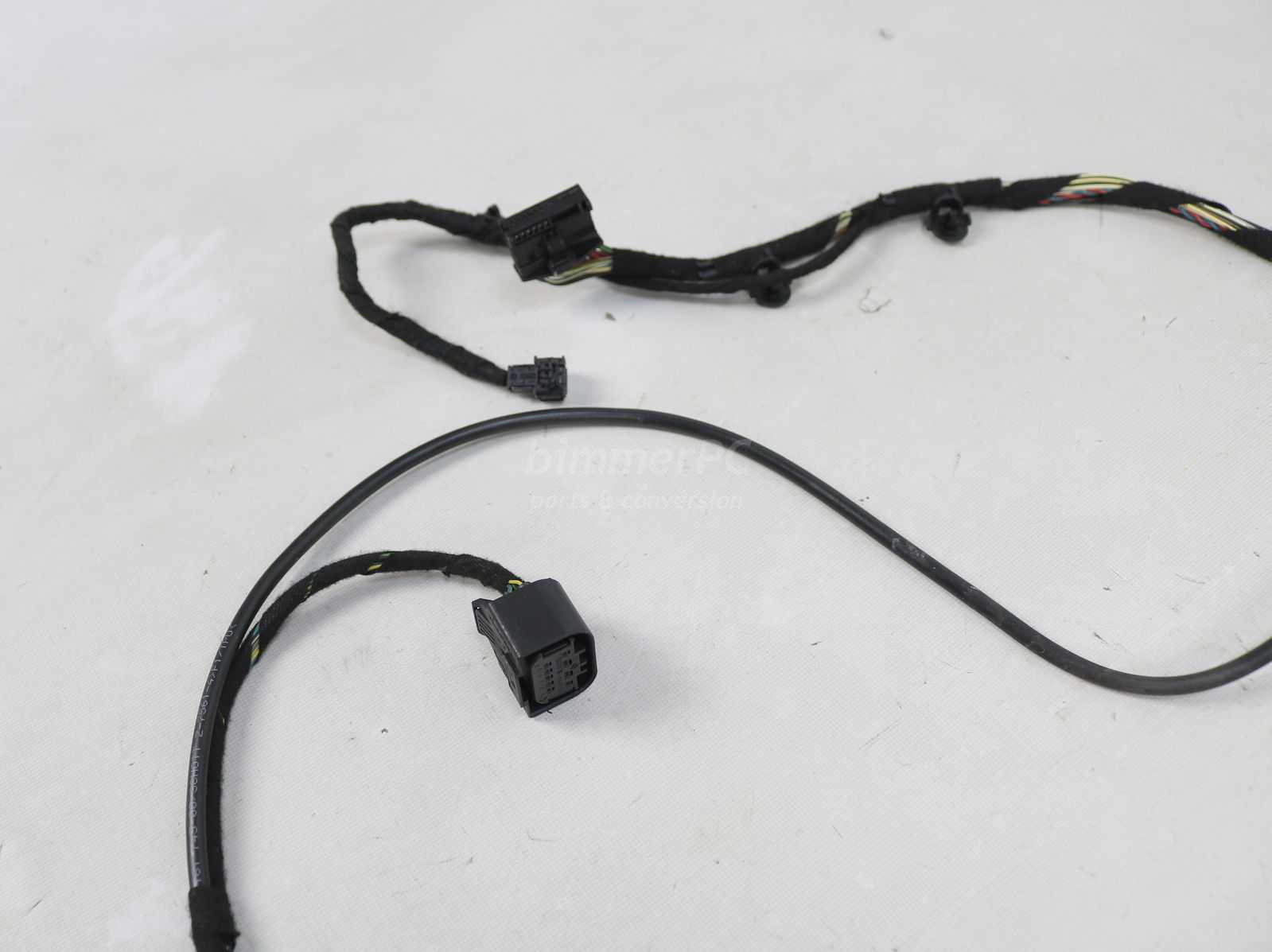 Picture of BMW 61126934018 Left Front Drivers Door Cable Wiring Harness Soft Close Comfort Access E66 E65 Early for sale