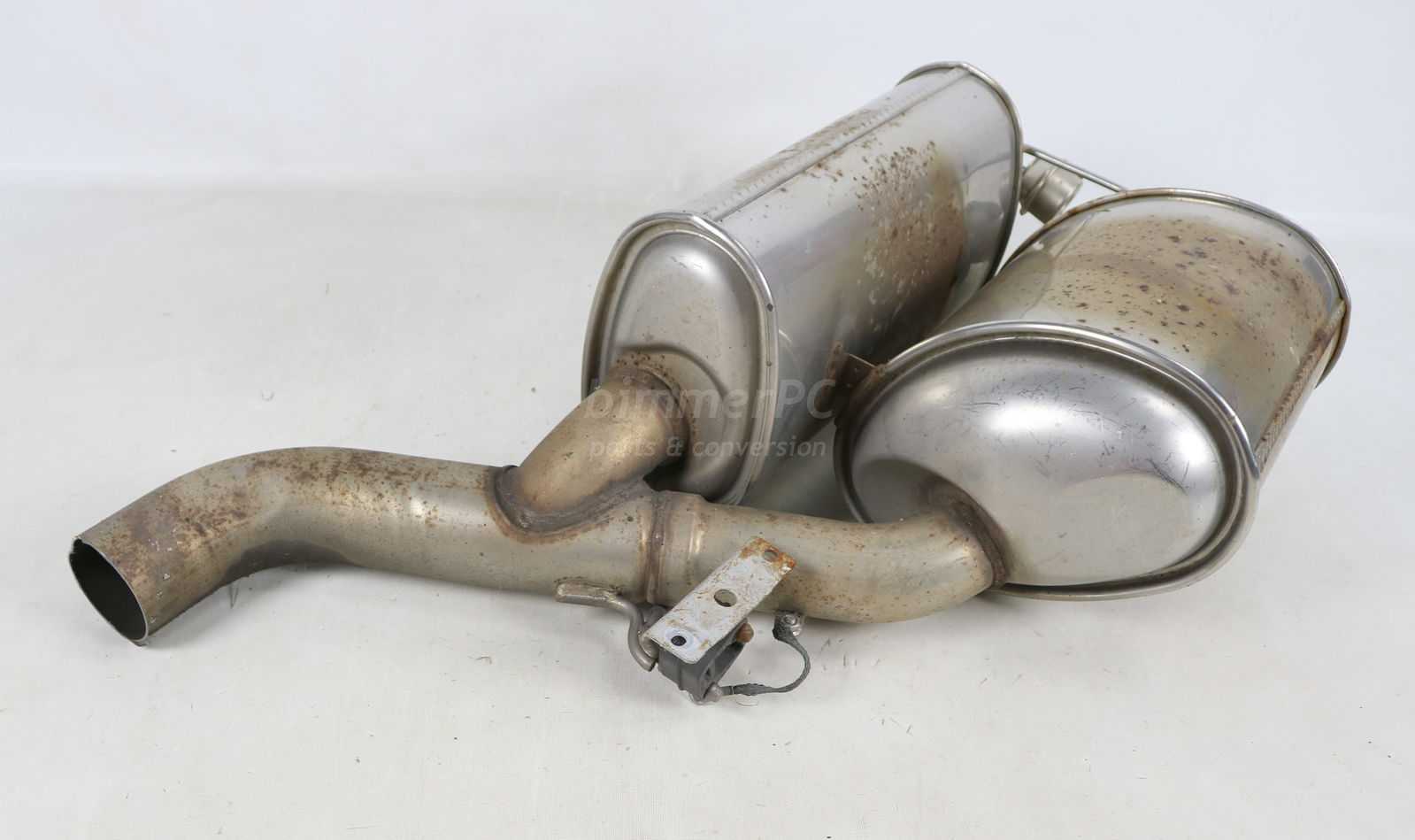 Picture of BMW 18307551711 Rear Exhaust Mufflers System V12 E65 760i E66 760Li for sale