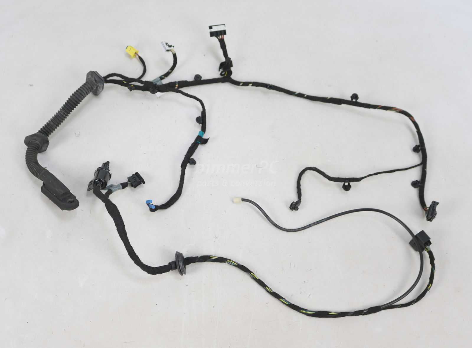 Picture of BMW 61126934031 Right Front Passengers Door Cable Wiring Harness Soft Close Comfort Access E66 E65 Early for sale