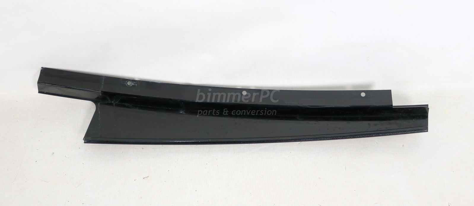 Picture of BMW 51357005049 Left Rear Exterior Door Gloss Black Side Edge Trim Moulding V12 E66 E65 for sale