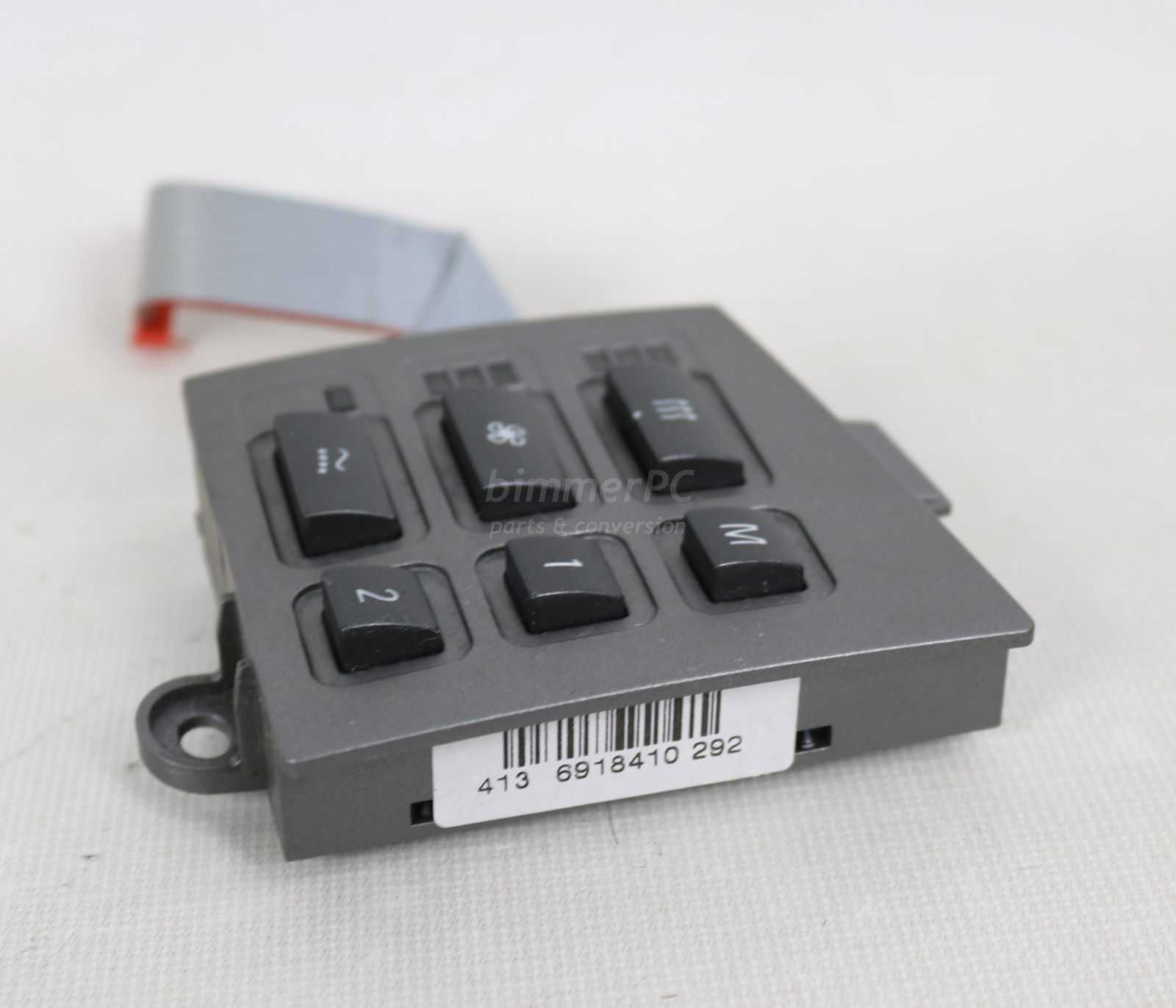 Picture of BMW 61316918410 Drivers Left Front Power Active Seat Memory Heating Cooling Switch E65 E66 for sale