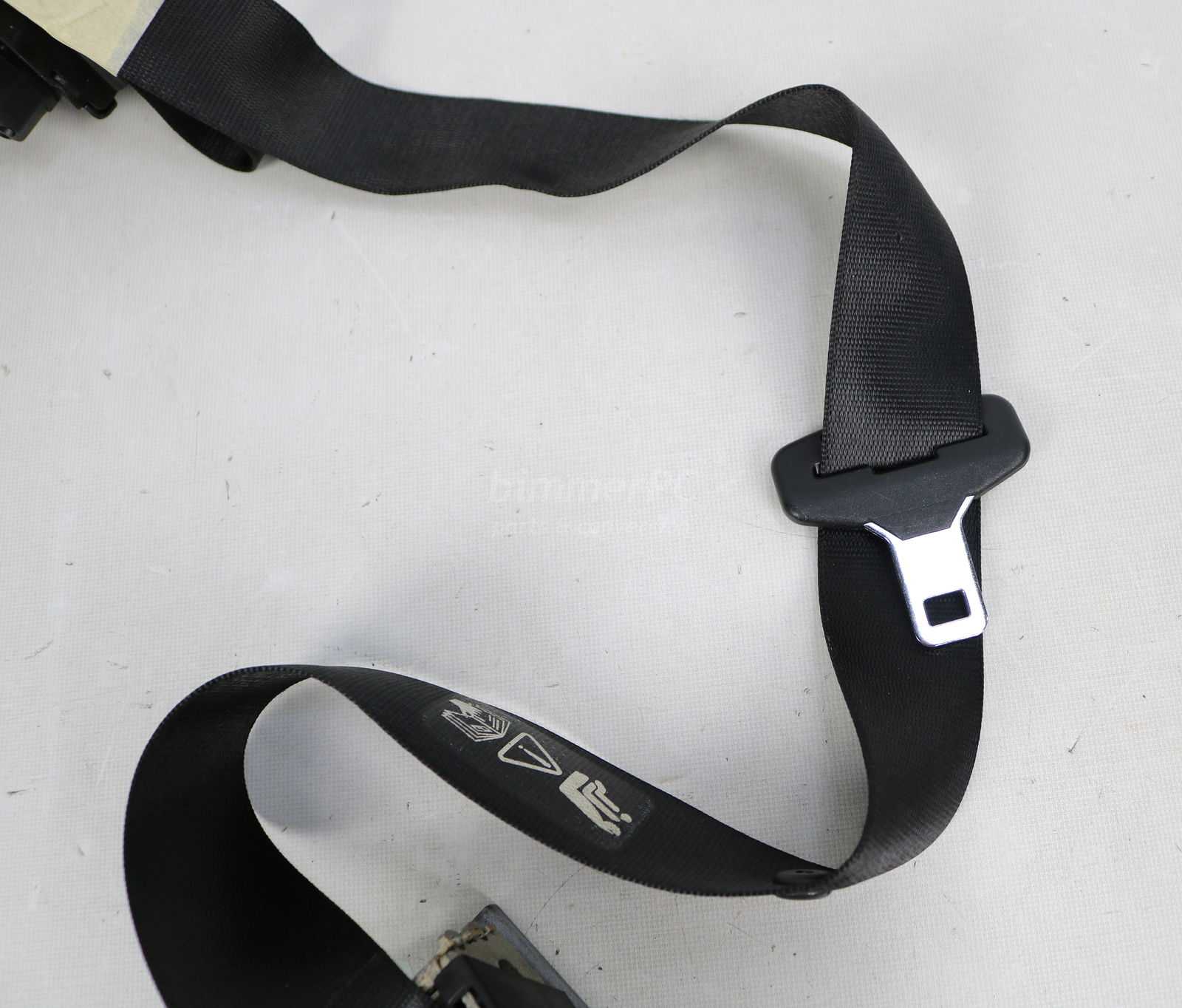 Picture of BMW 72117022406 Right Rear Black Seat Belt E65 E66 Early for sale