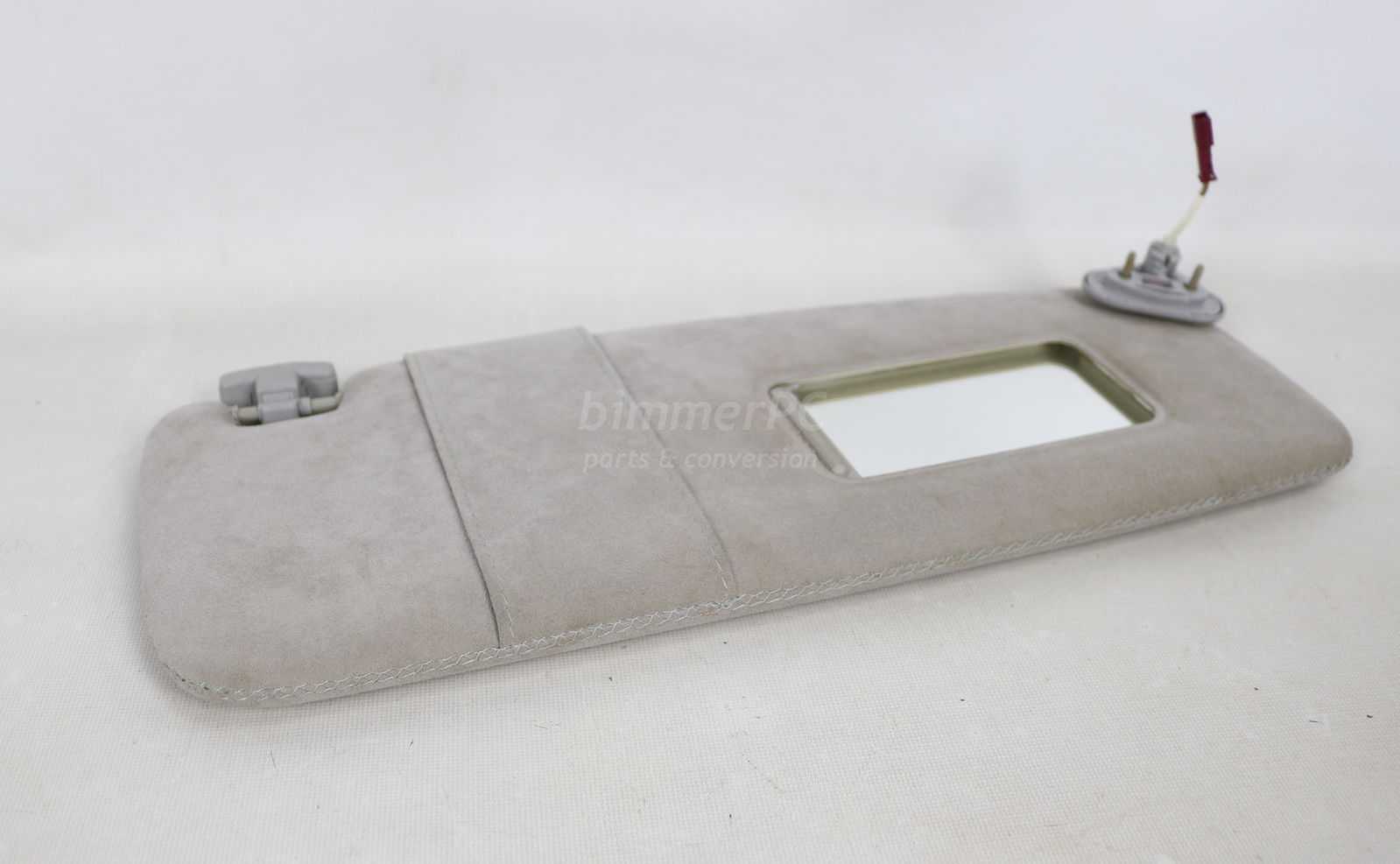 Picture of BMW 51166952560 Passengers Right Front Sun Visor Blind Alcantara Gray Suede Leather E65 E66 Late for sale