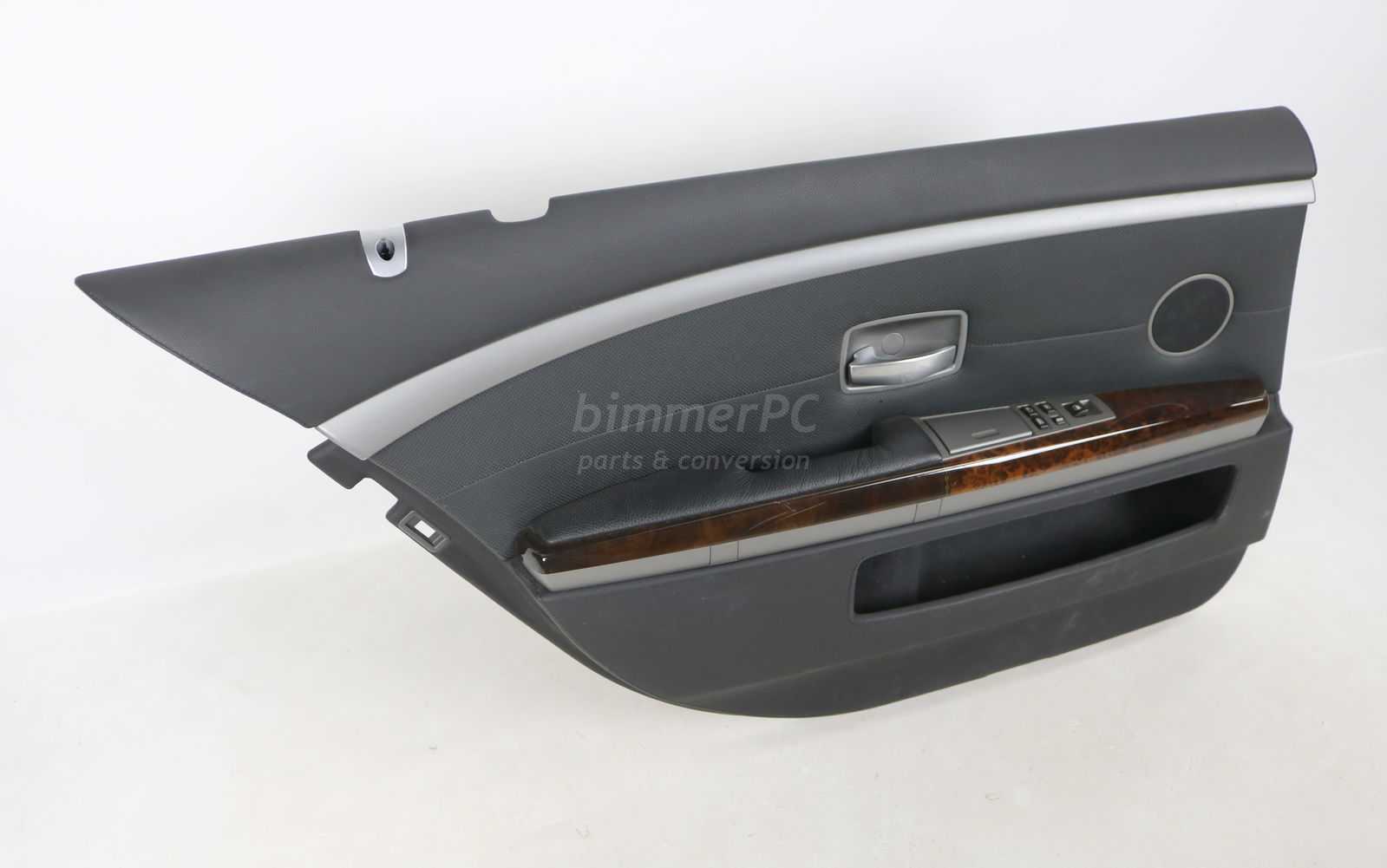 Picture of BMW 51427062105 Left Rear Door Panel Nasca Black Full Leather E66 for sale