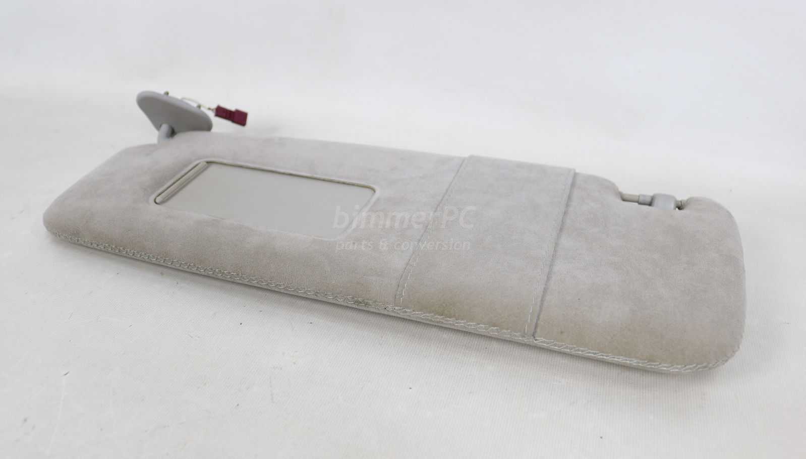 Picture of BMW 51166952559 Drivers Left Front Sun Visor Blind Alcantara Gray Suede Leather E65 E66 Late for sale