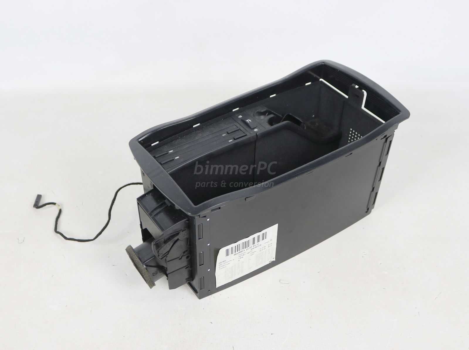 Picture of BMW 51167042555 Center Console Storage Box w CD Holder Coin Tray Phone Carrier E65 E66 for sale