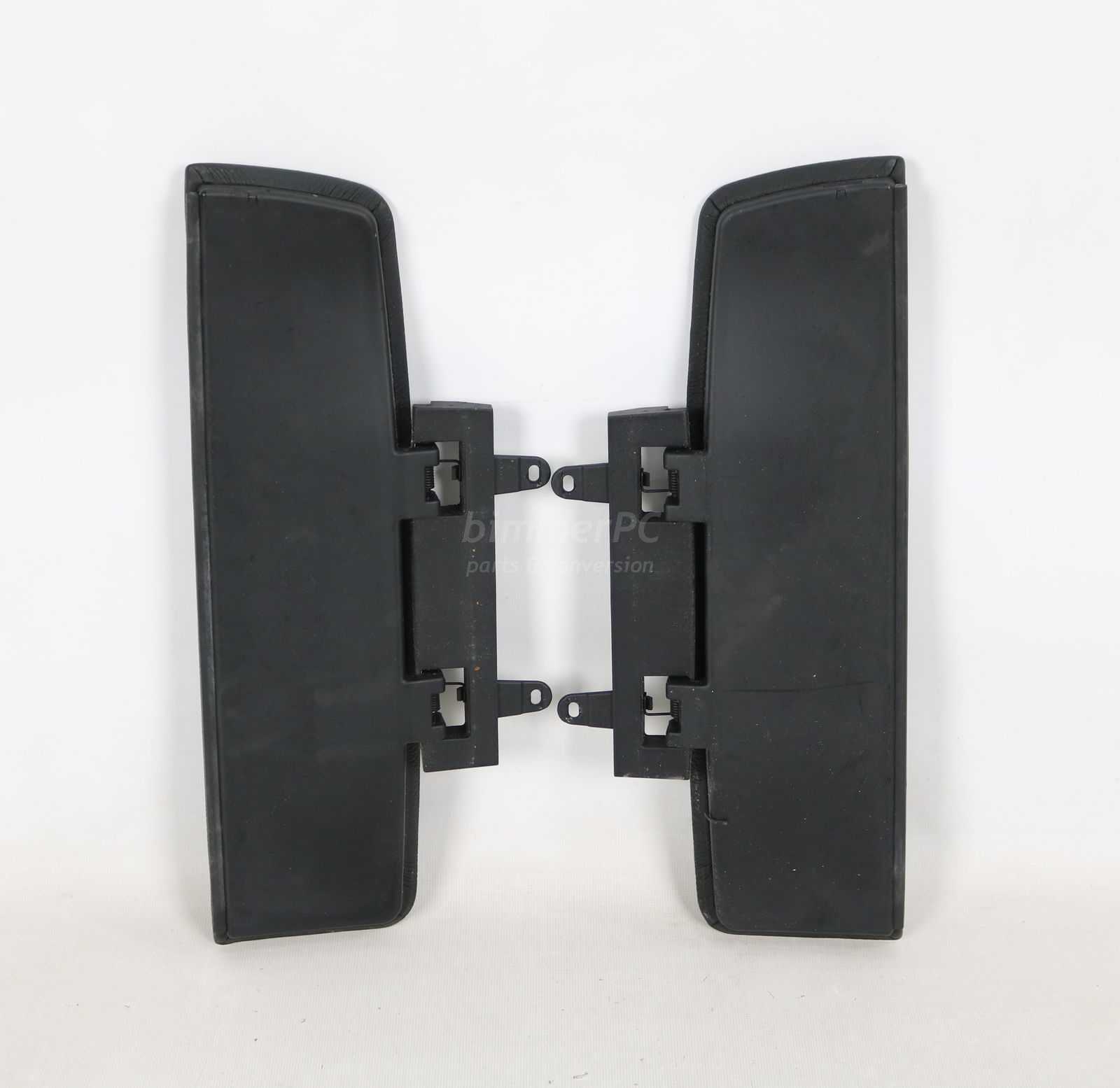 Picture of BMW 51167144296 Black Leather Center Console Arm Rest Panels E65 E66 Early for sale