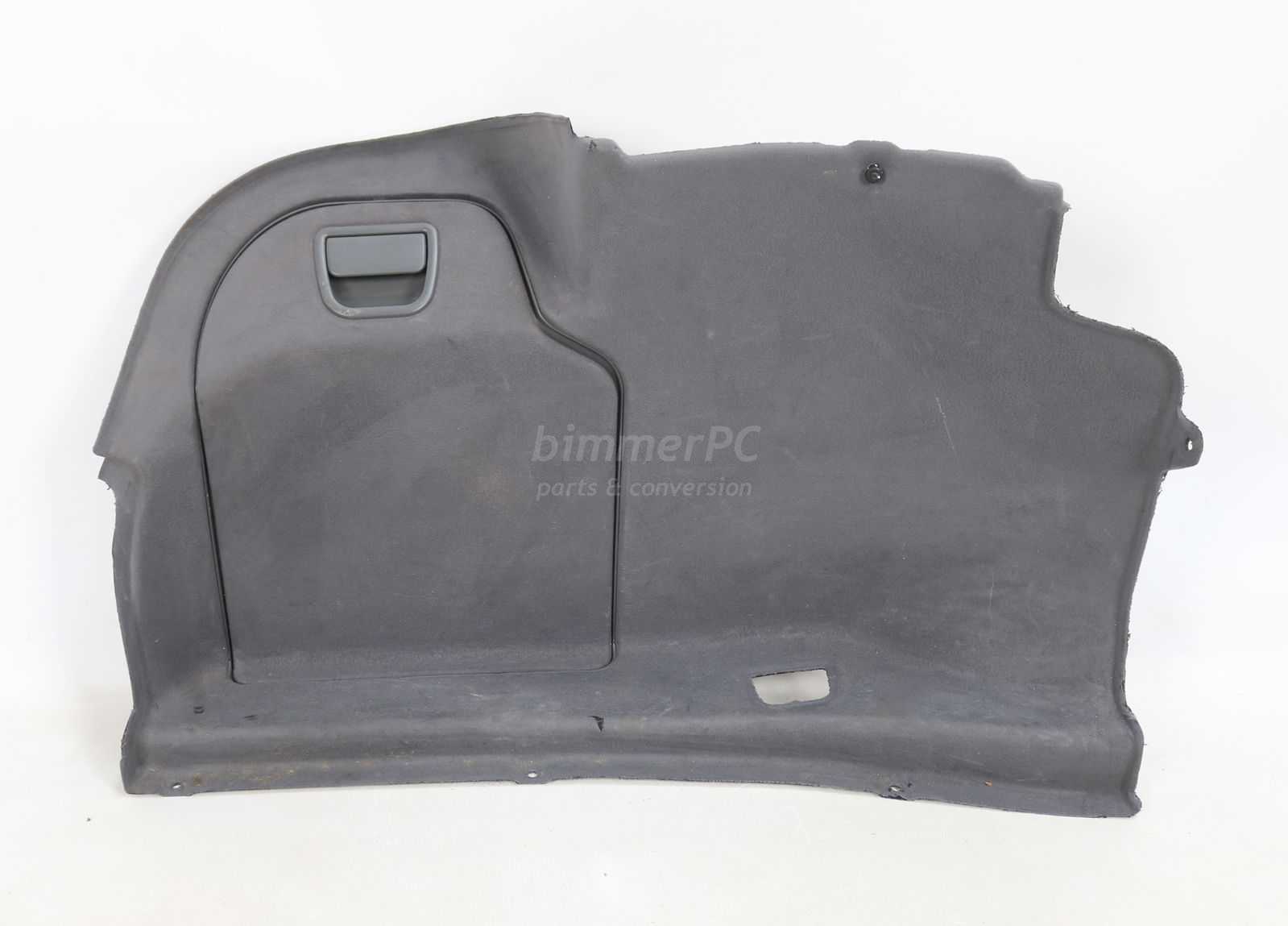 Picture of BMW 51477149213 Left Trunk Trim Panel w Access Door Gray Cool Box E66 E65 Late for sale