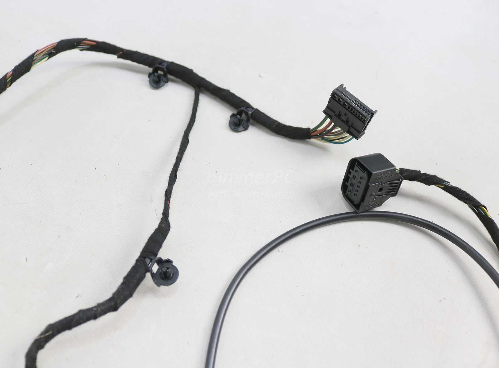 Picture of BMW 61126934031 Right Front Passengers Door Cable Wiring Harness Soft Close Comfort Access E66 E65 Early for sale