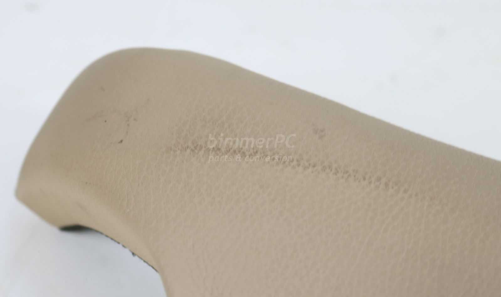 Picture of BMW 52207077928 Right Rear Seat Outer Bolster Cushion Beige Sand Tan Leather E53 for sale