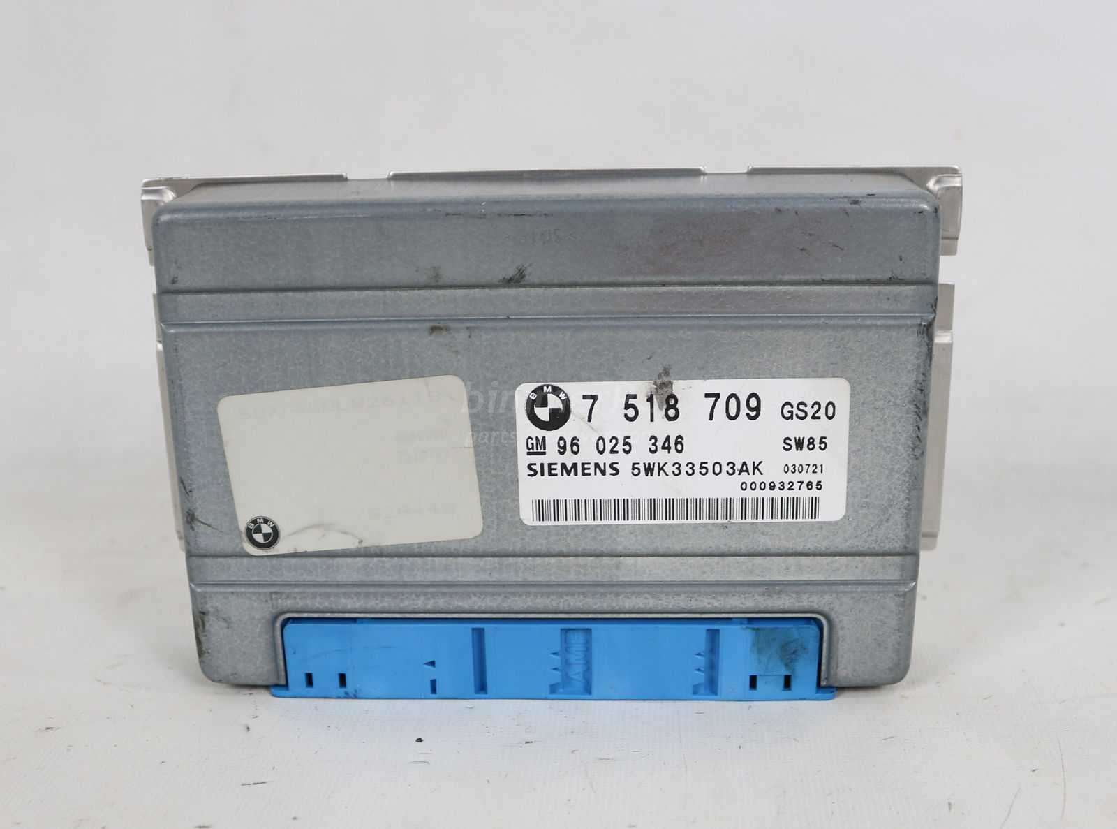 Picture of BMW 24607518709 AEGS Transmission Control Module GS20 E46 E53 for sale