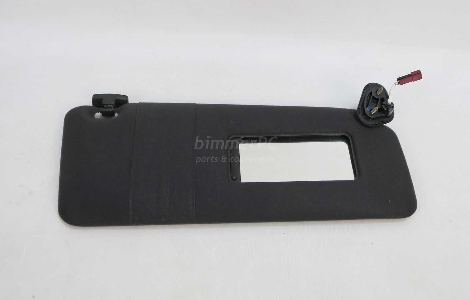 Picture of BMW 51168258022 Black Passengers Right Front Sun Visor Blind w Vanity Mirror E53 for sale