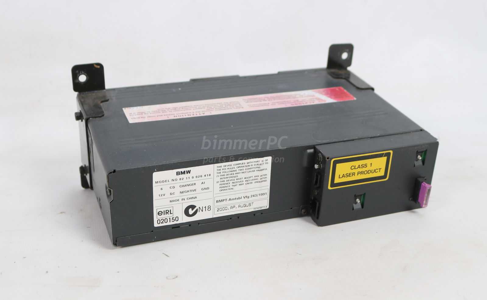 Picture of BMW 82110026418 Factory Alpine CD Changer Unit 6 Disk E39 E36 Z3 E46 E53 for sale