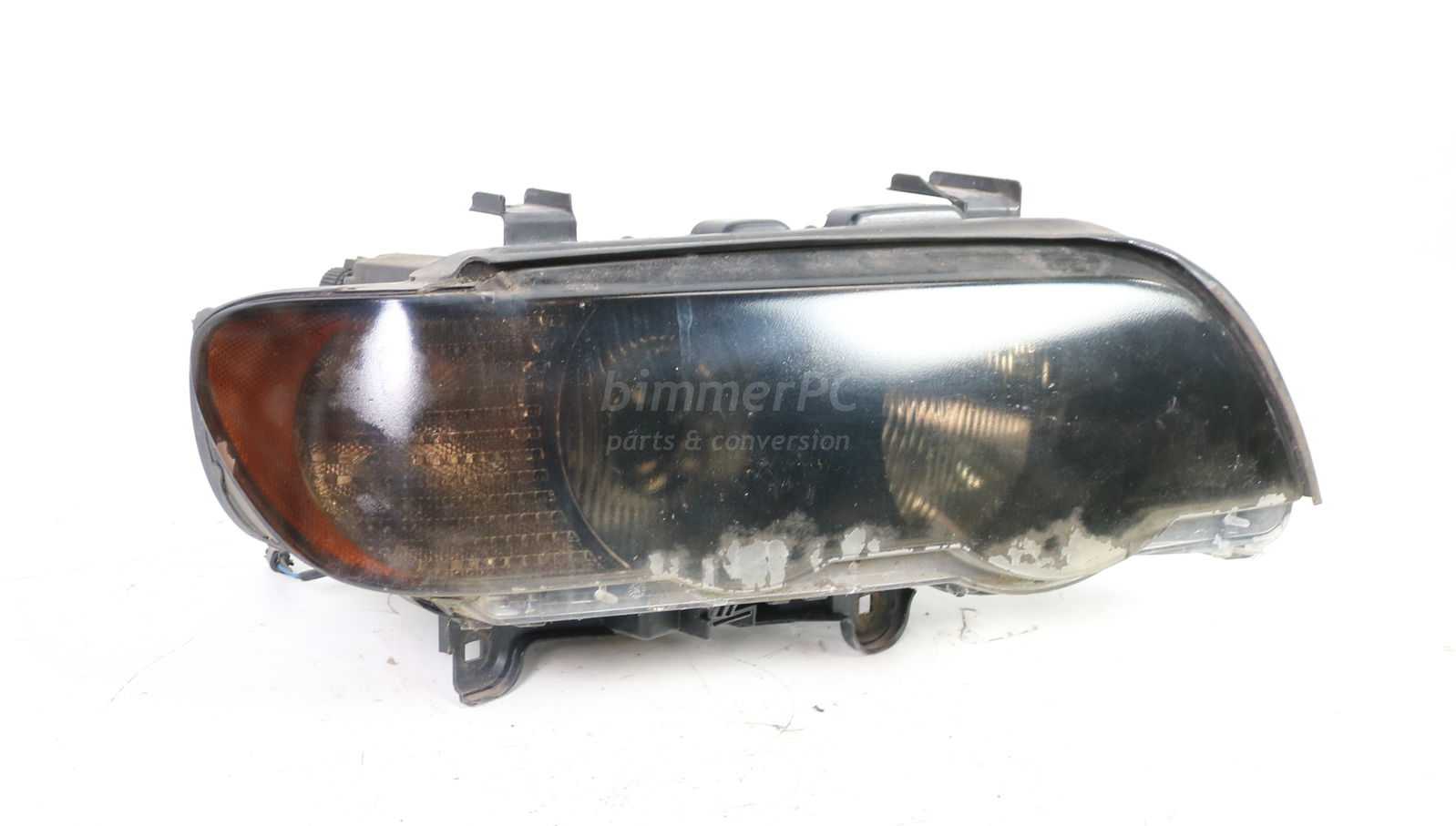 Picture of BMW 63126930240 Right Passengers Head Light Lamp HID Xenon Clear White Corner Turn Signal E53 Early for sale