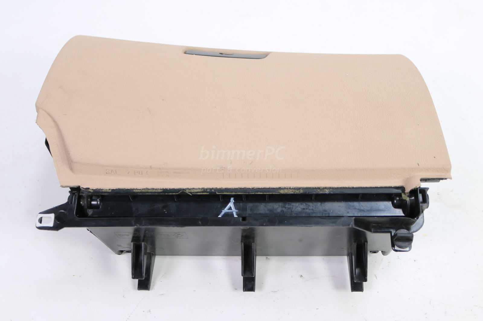 Picture of BMW 51168248980 Sand Tan Beige Glove Box Glovebox w Bracket E53 for sale