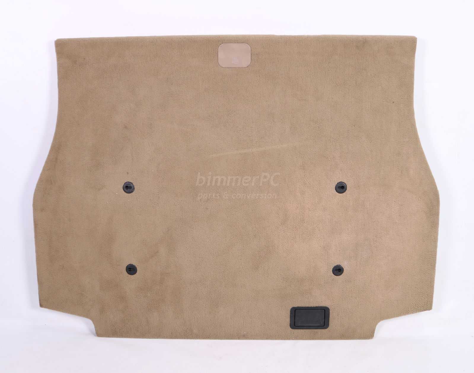 Picture of BMW 55147712974 Trunk Floor Carpet Spare Tire Cover Panel Sand Beige Tan E53 for sale