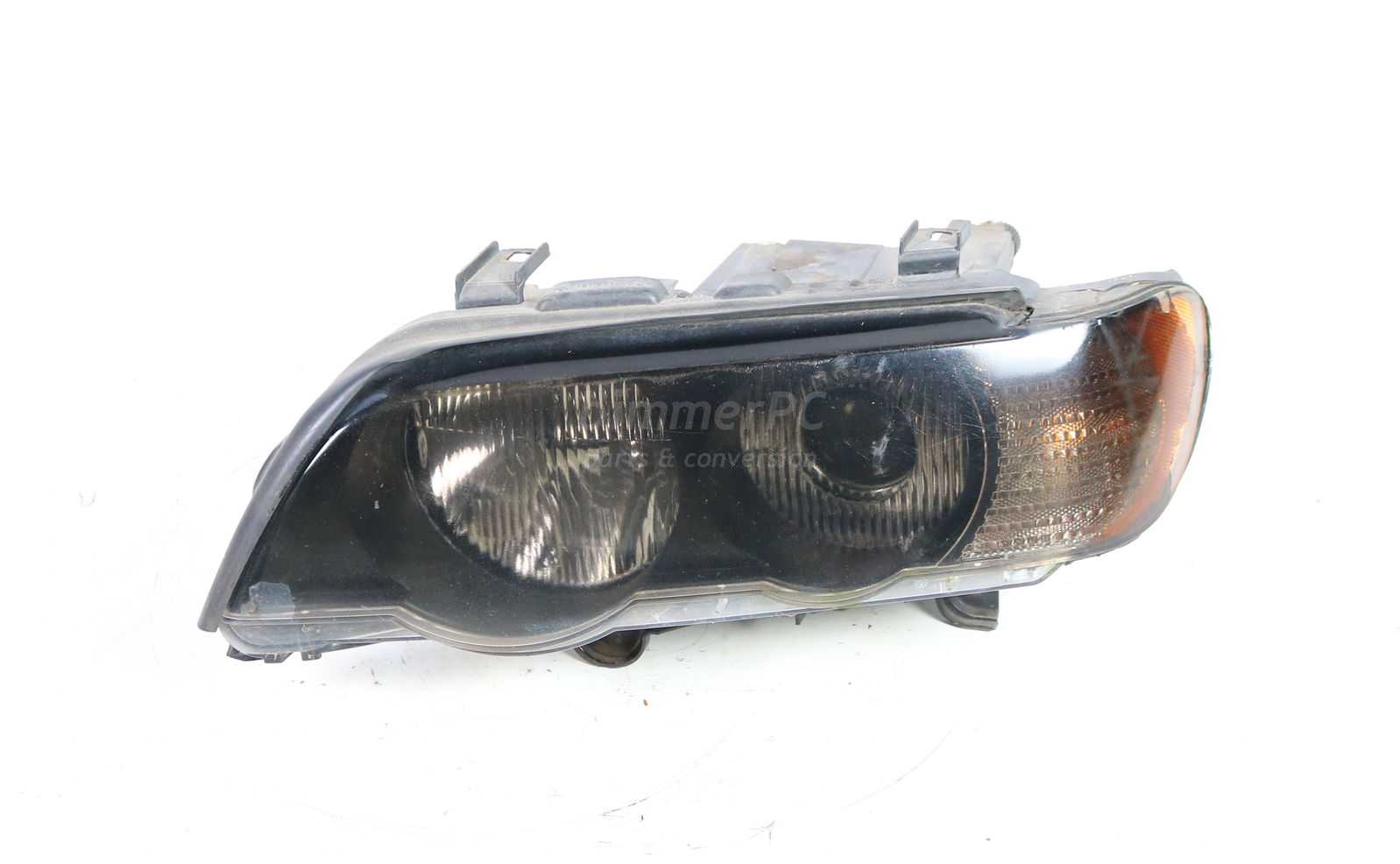 Picture of BMW 63126930239 Left Drivers Head Light Lamp HID Xenon Clear White Corner Turn Signal E53 Early for sale