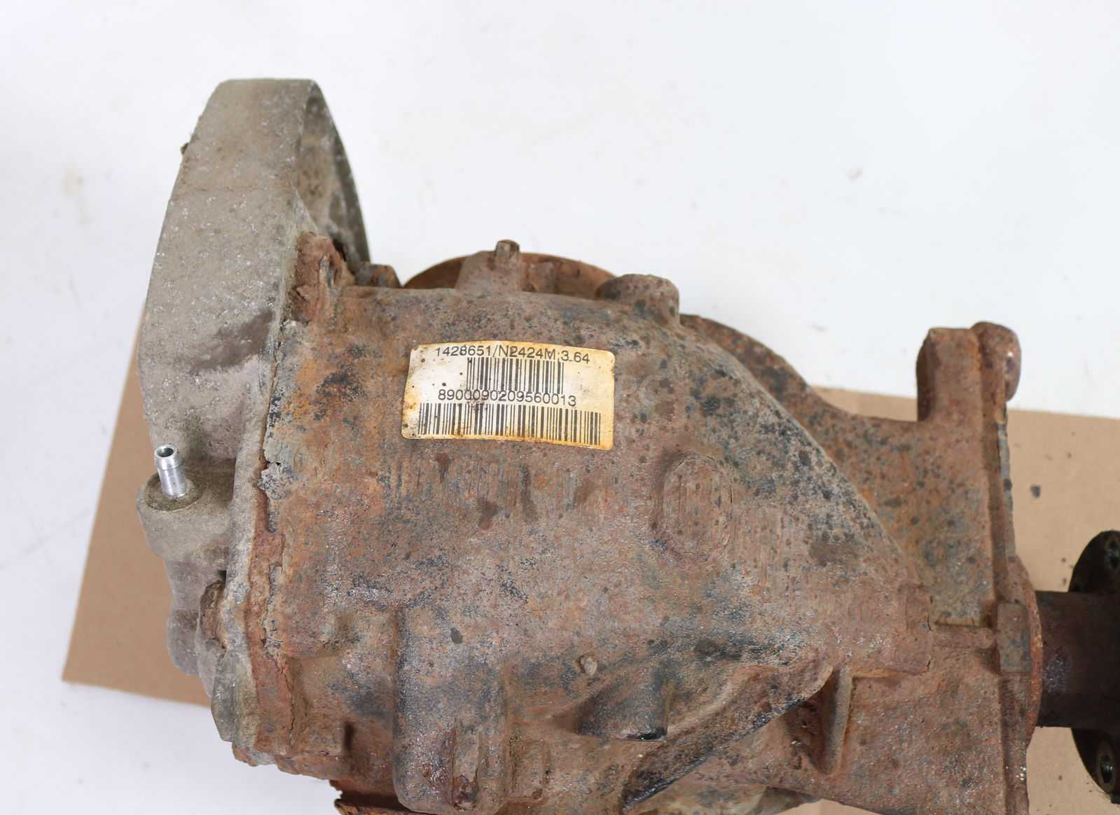 Picture of BMW 33101428652 Rear End Final Drive Differential 3.64 Medium Case E53 M62 Early for sale