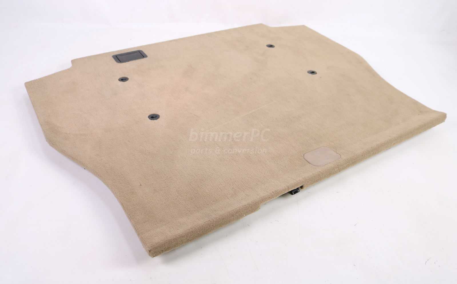 Picture of BMW 55147712974 Trunk Floor Carpet Spare Tire Cover Panel Sand Beige Tan E53 for sale